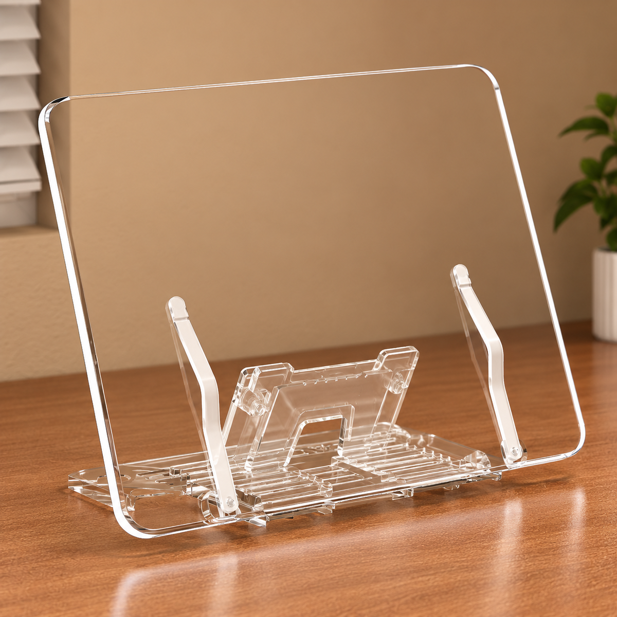 Clear support and page-arm details