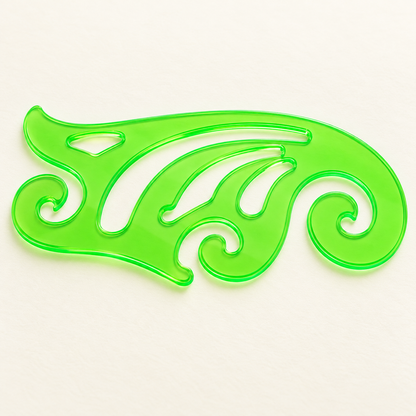 Curved channels and green plastic edges