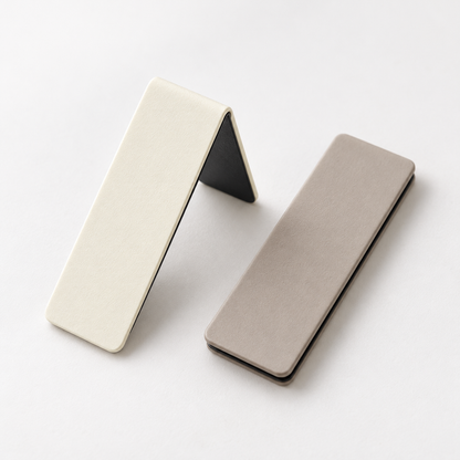 Flexible bookmark fold and magnetic inner layer