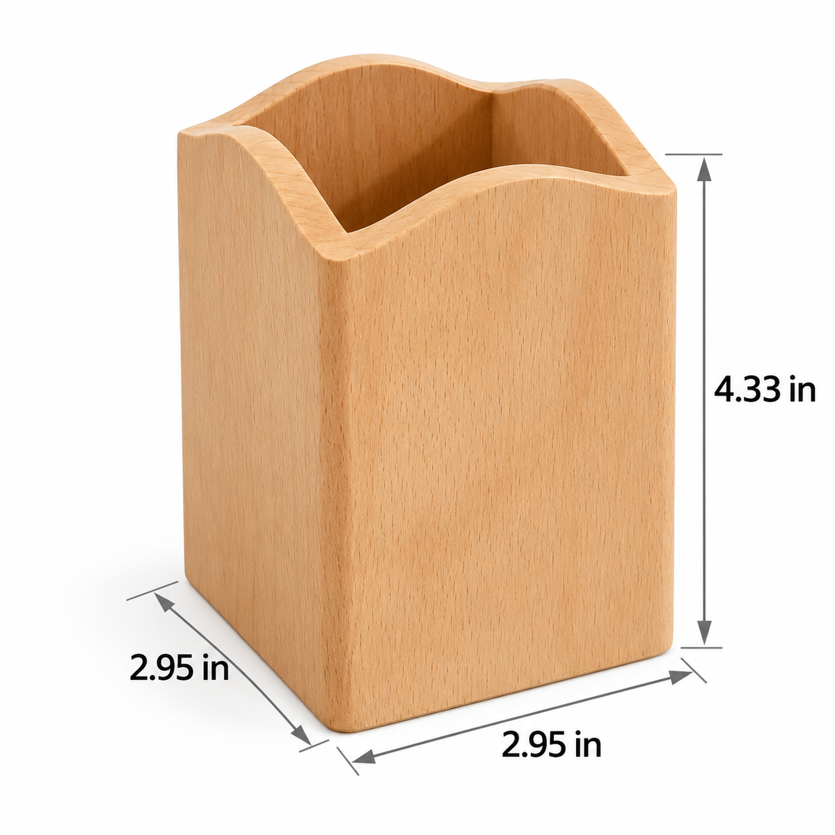Cup dimensions of 2.95 by 2.95 by 4.33 inches